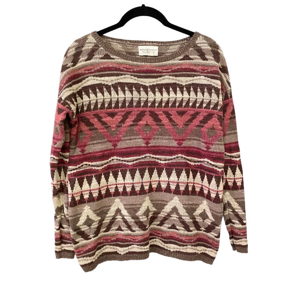 Denim & Supply Ralph Lauren Aztec Sweater, Medium‎